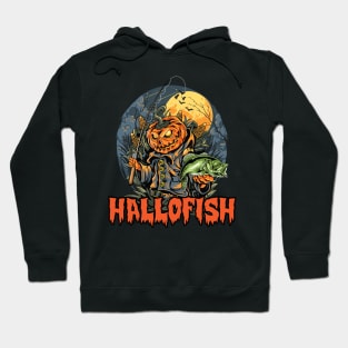 Fishing Pumpkin Halloween Custome Funny Ideas For Men Women Hoodie